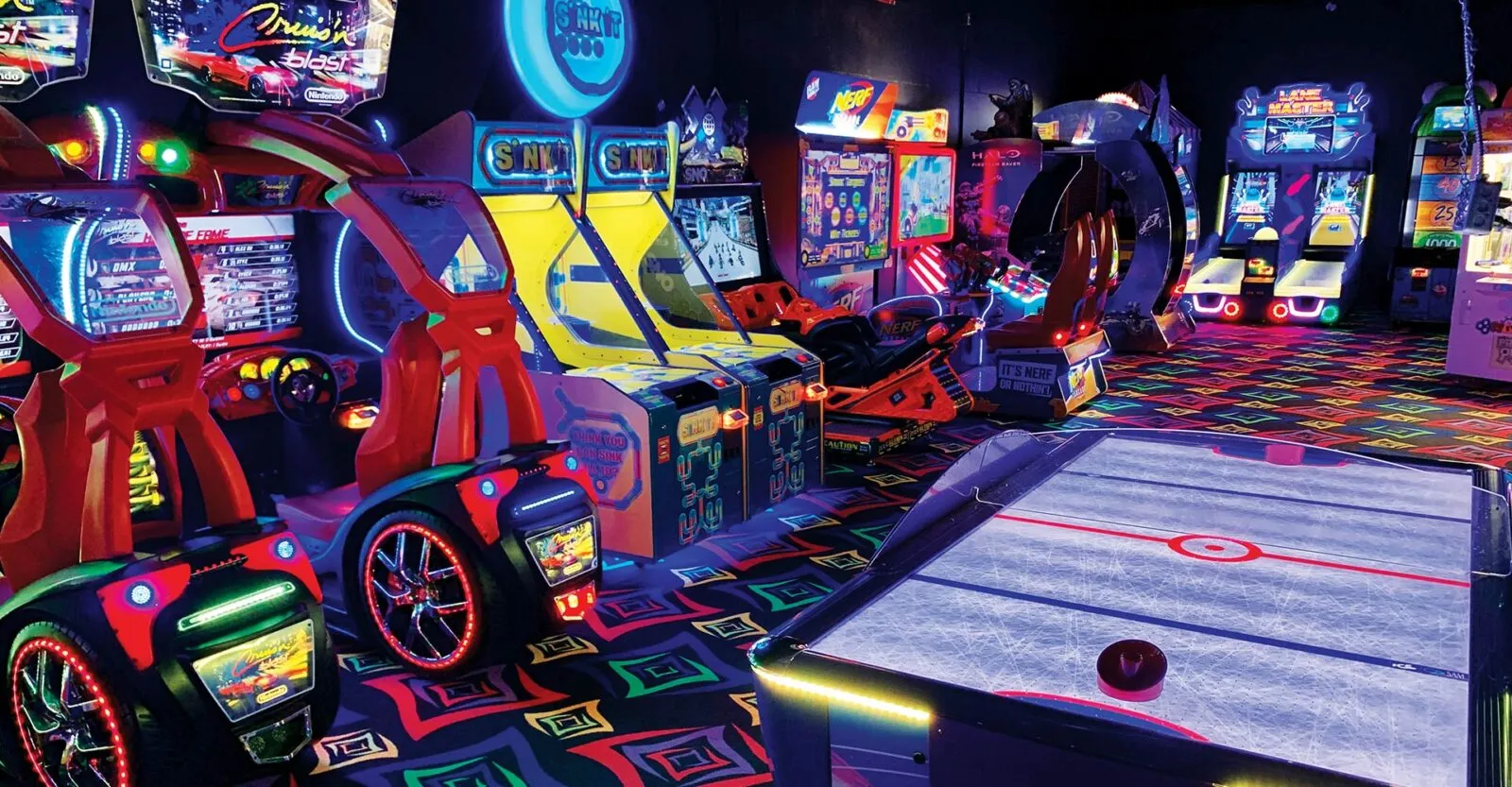 family-friendly arcade with unlimited play